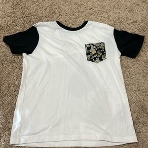 RVCA Boys White T-Shirt Size YL